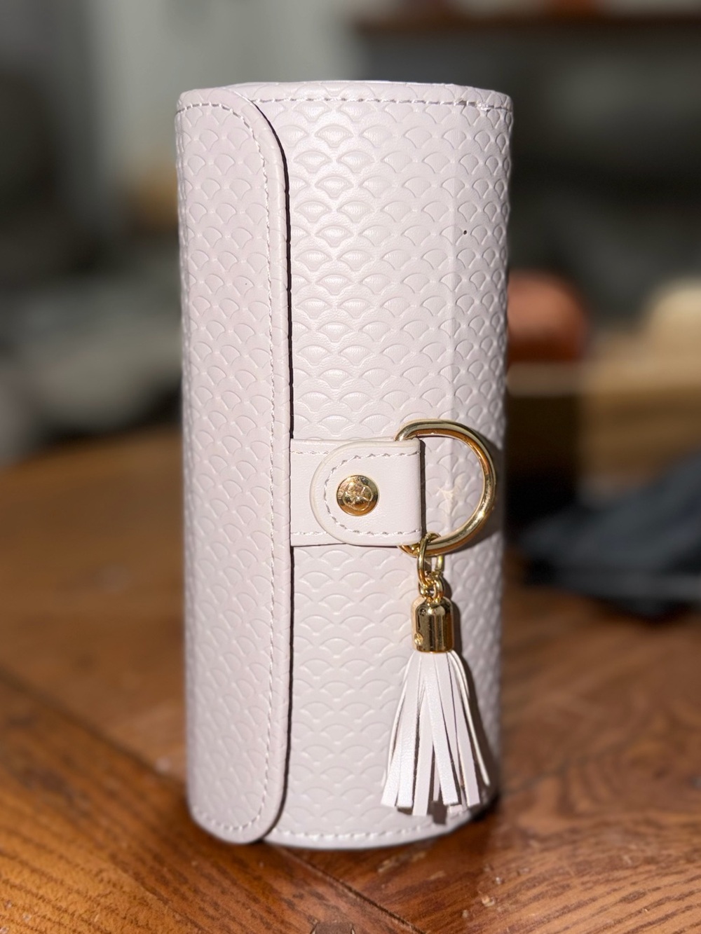 Women's Tassel Keyring Jewelry Case